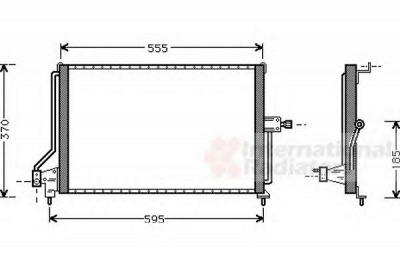 VAN WEZEL 37005209 -  Конденсатор, кондиционер